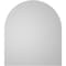 Ekena Millwork Round Top Surface Mount PVC Gable Vent w/ 2"W x 2"P Brickmould Sill Frame, 28"W x 32"H GVPRT28X3203SN - alternate 4